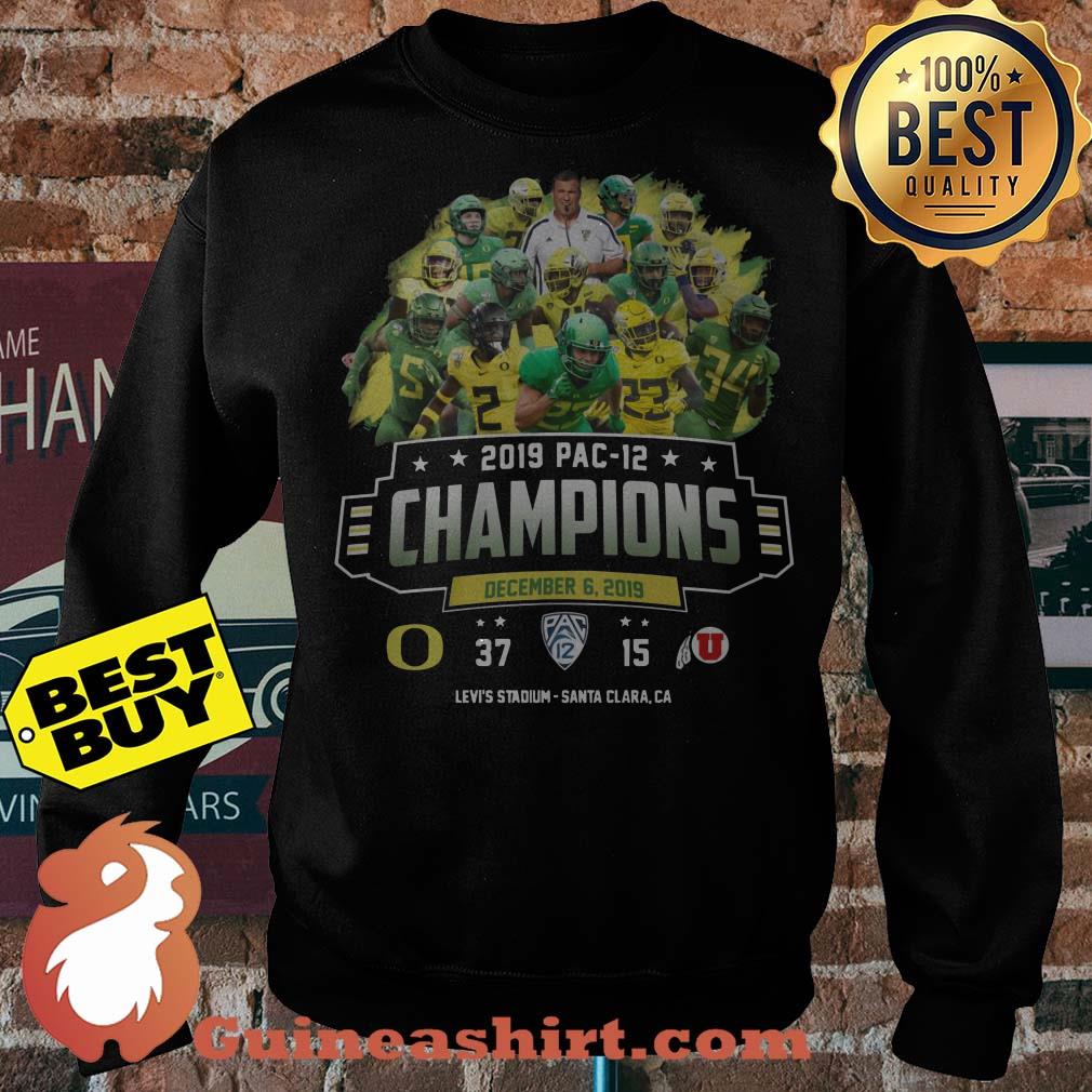 2019 Pac 12 Champions Oregon Ducks vs Utah Utes sweatshirt sweater