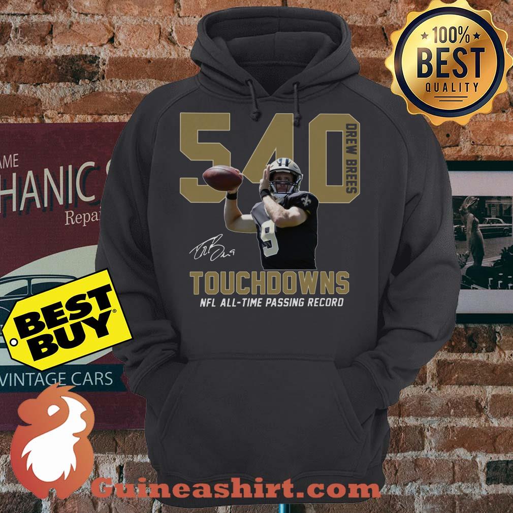 540 Drew Brees Touchdowns NFL All-time Passing Record Signature hoodie sweater