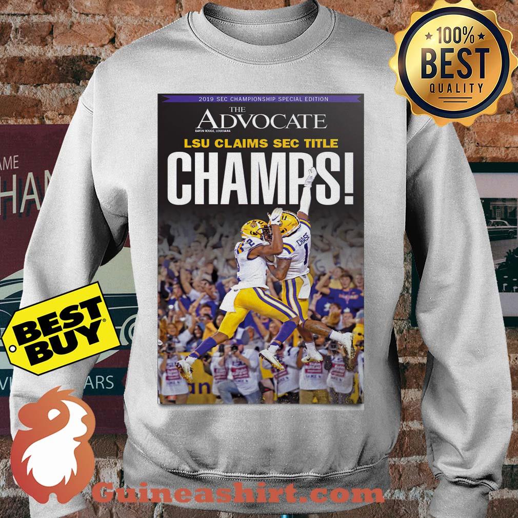The Advocate LSU Claims Sec Title Champions sweatshirt sweater