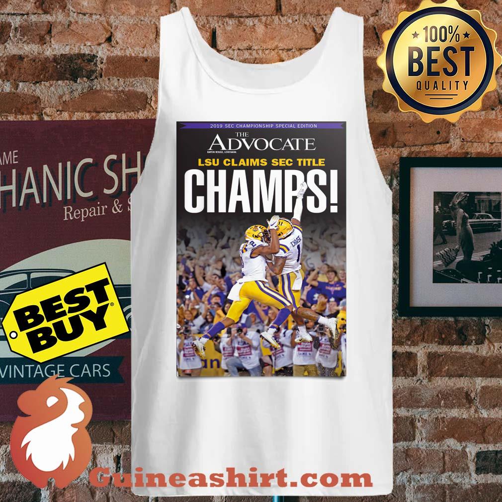 The Advocate LSU Claims Sec Title Champions tank top sweater