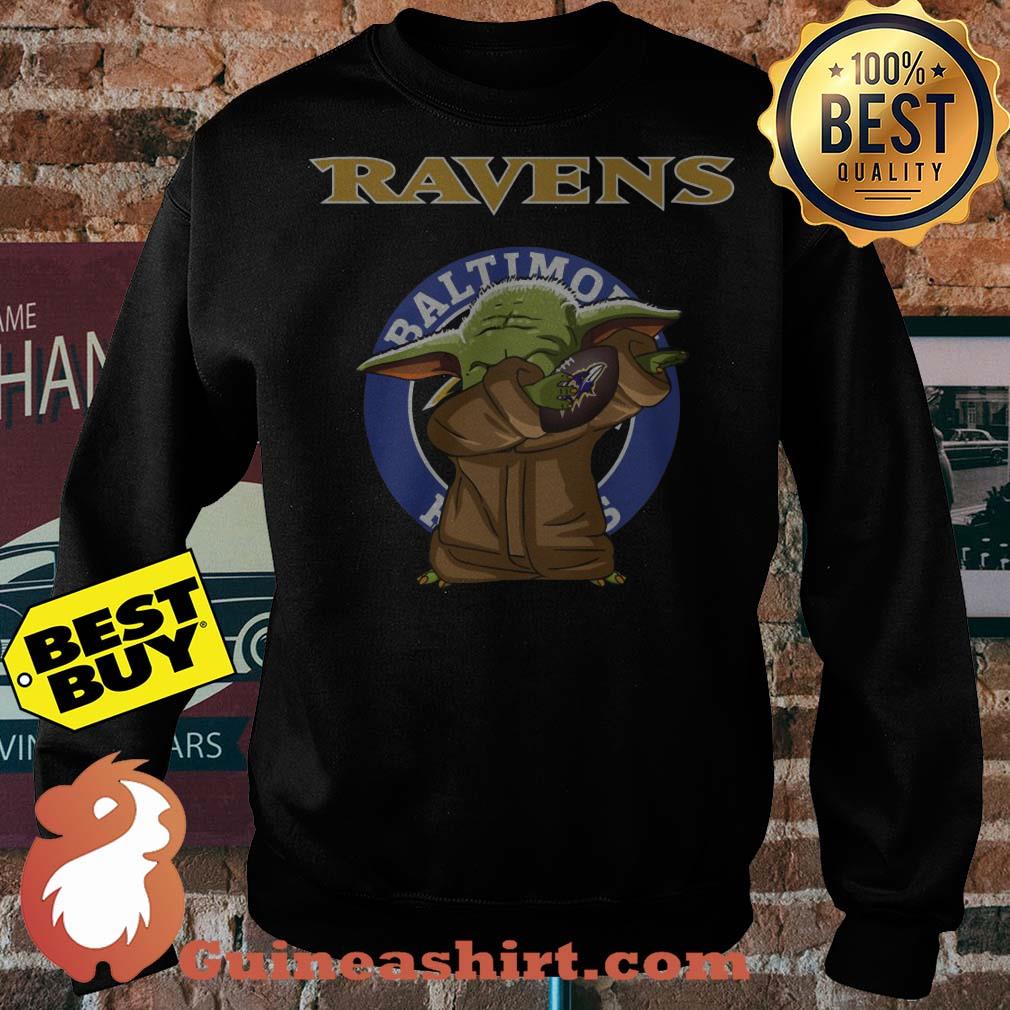 Baby Yoda Baltimore Ravens Logo sweatshirt sweater