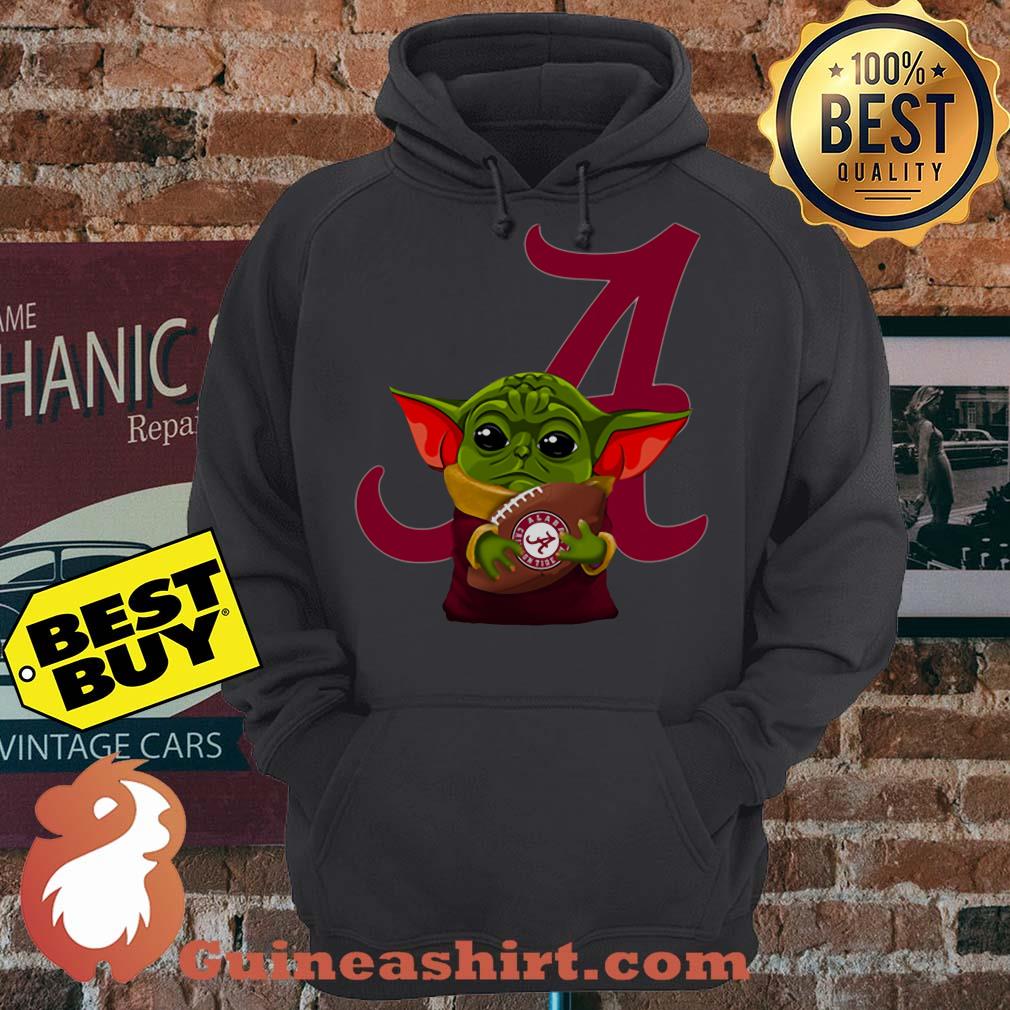 Baby Yoda Hug Alabama Crimson Tide Ball Logo hoodie sweater