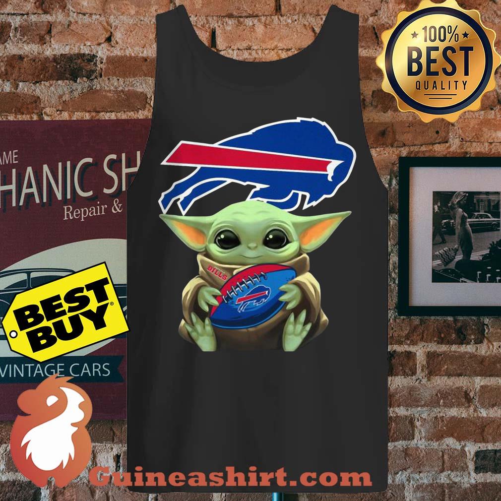 Baby Yoda Hug Buffalo Bills tank top sweater