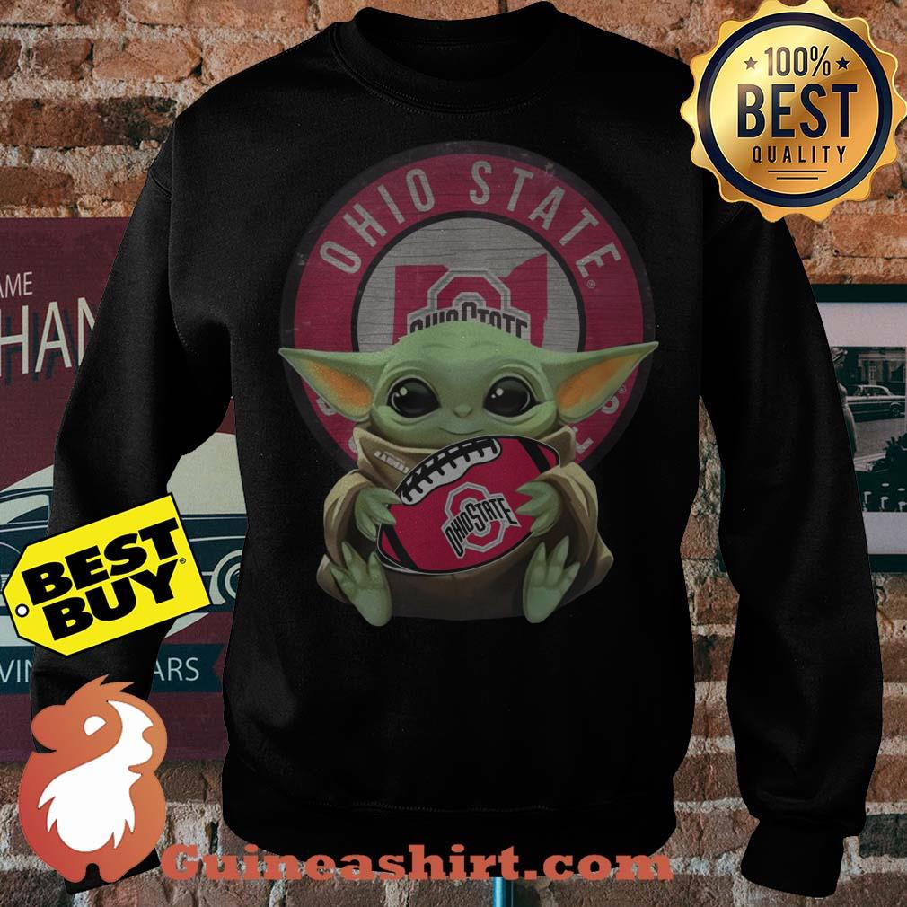 Baby Yoda Ohio State Ball Logo sweatshirt sweater