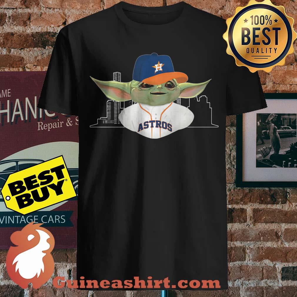 Baby Yoda Player Houston Astros Logo shirt sweater