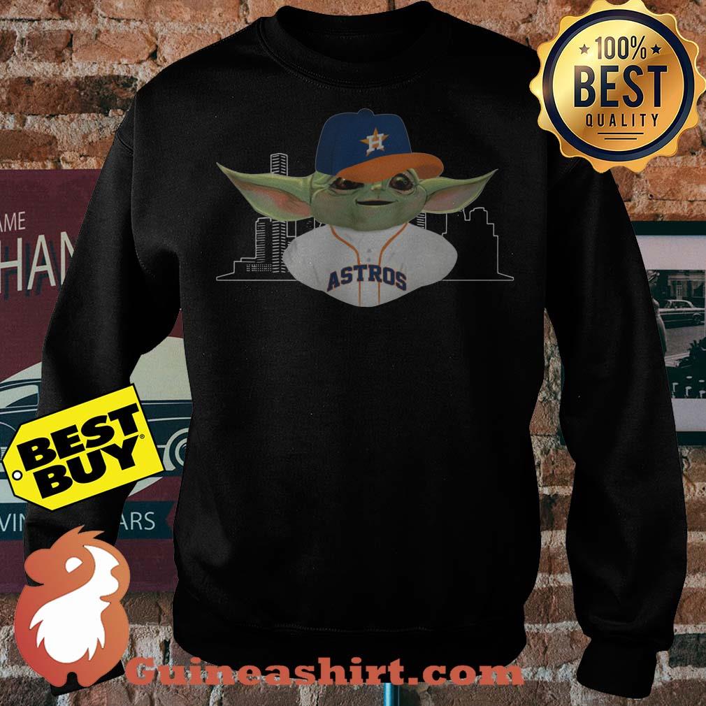 Baby Yoda Player Houston Astros Logo sweatshirt sweater