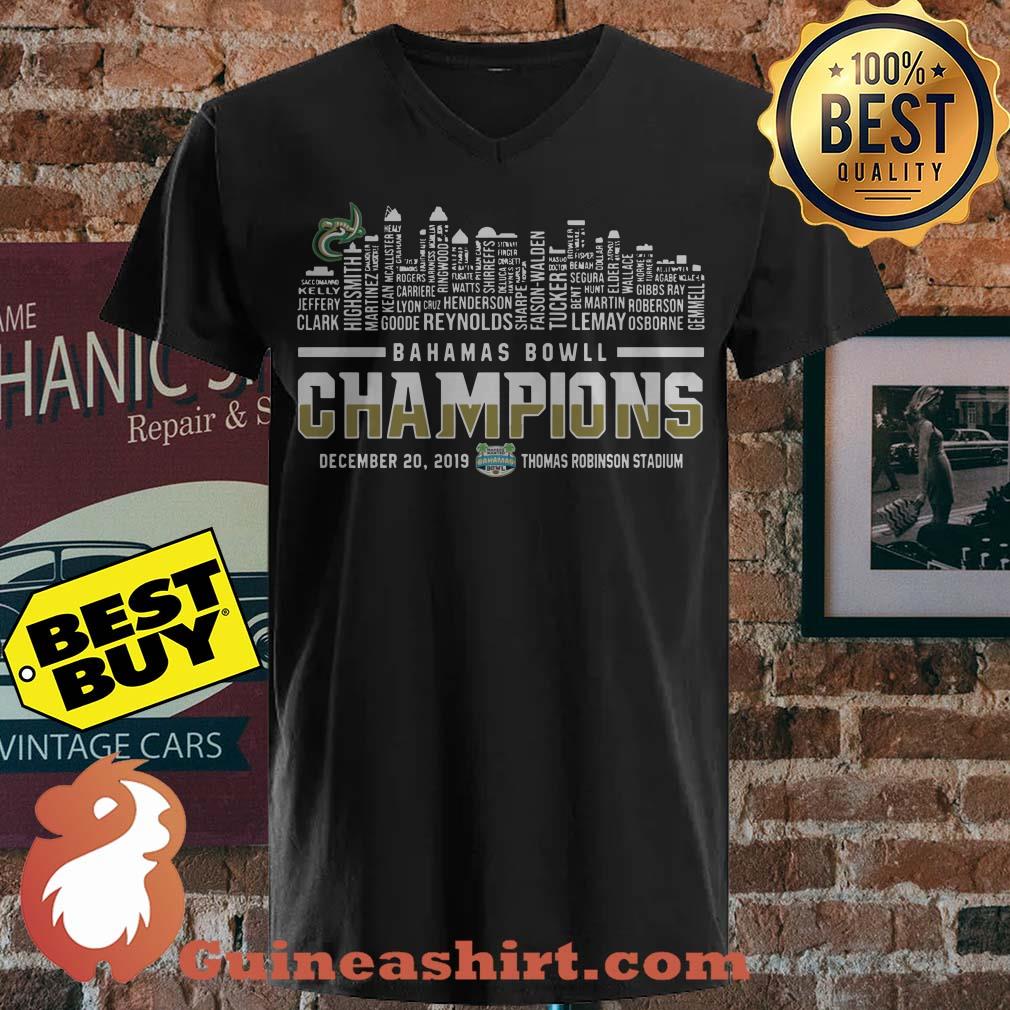 Bahamas Bowl Champions Two Sided Charlotte 49ers Skyline v neck sweater