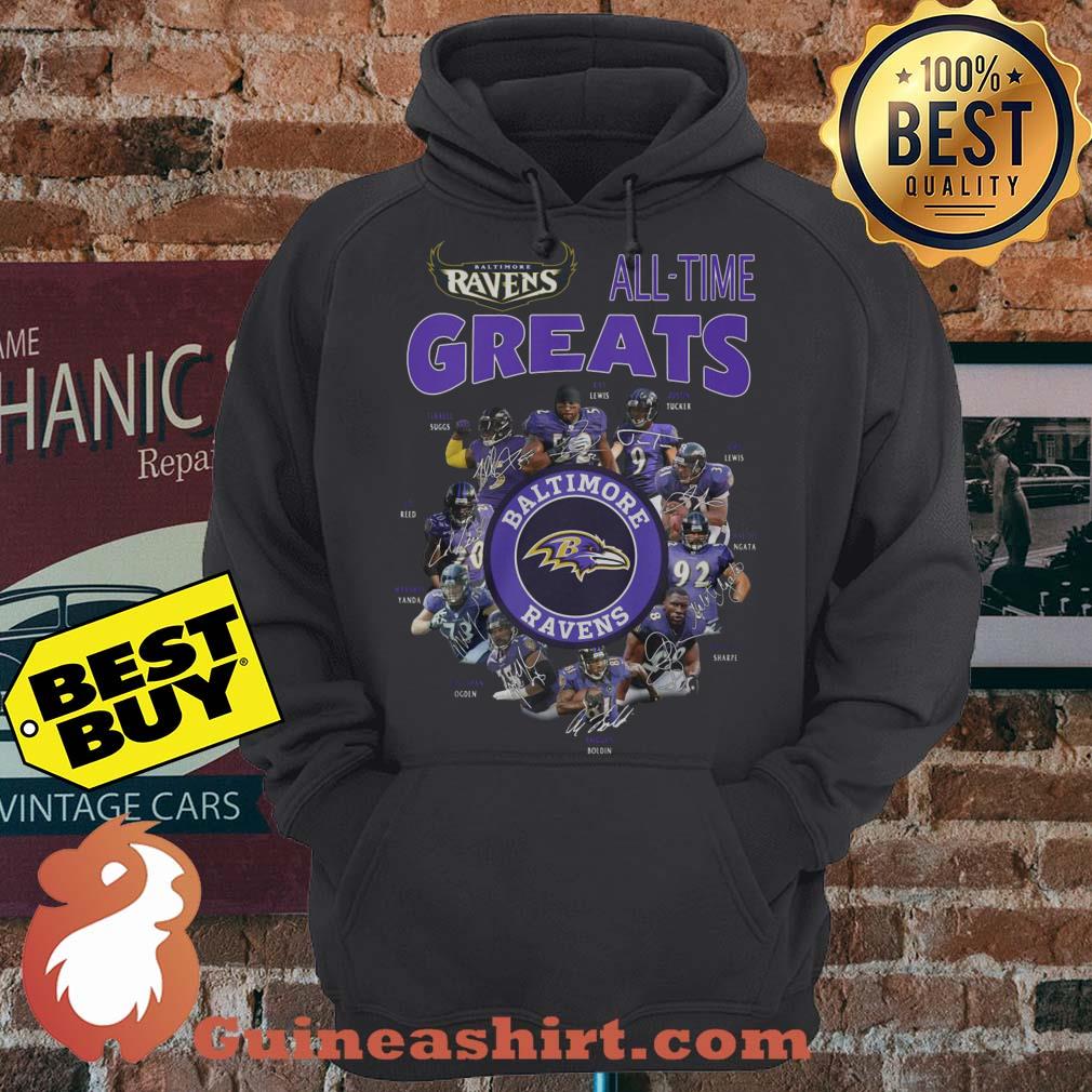 Baltimore Ravens All-time Greats Logo Signature hoodie