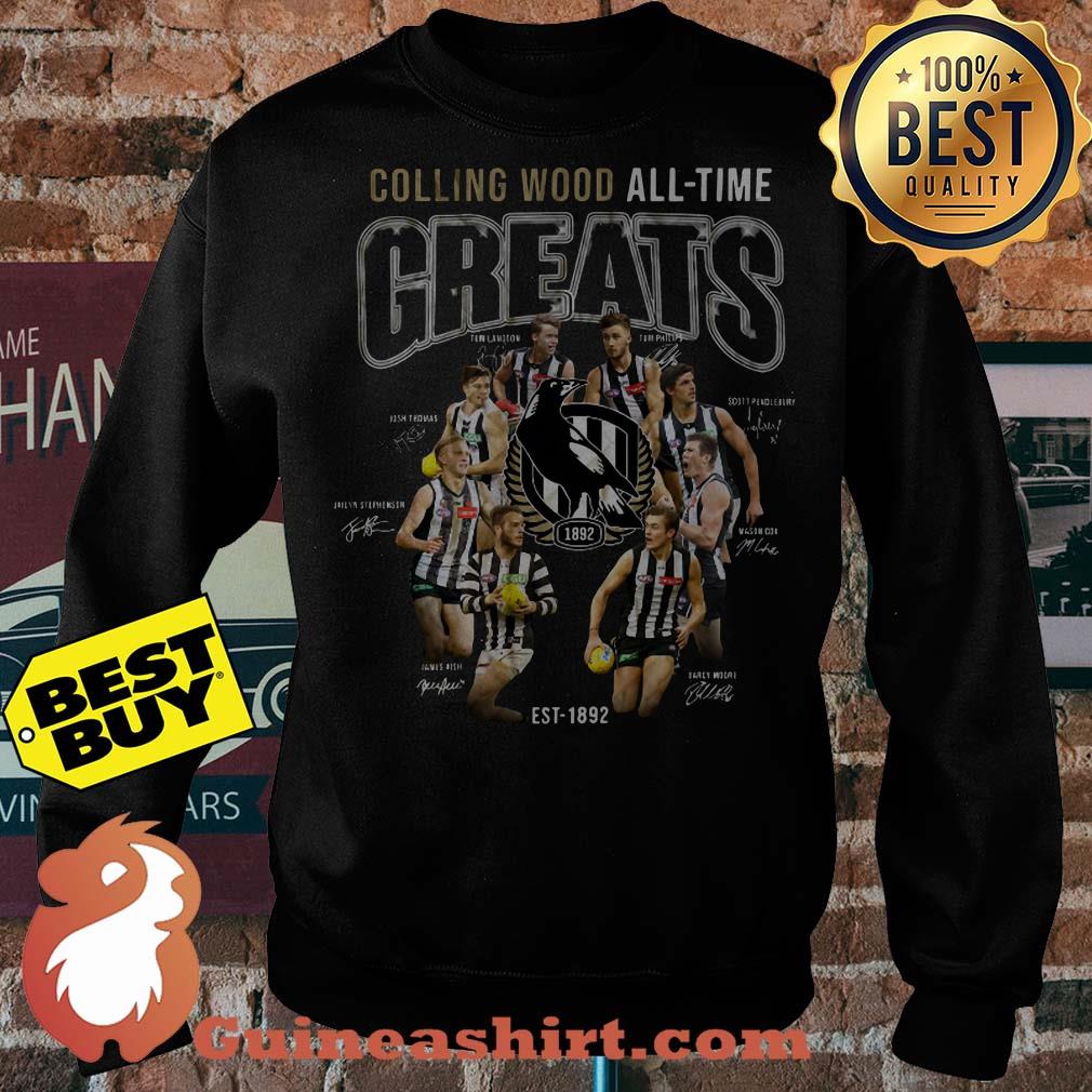 Colling Woo All-time Greats 1892 Signatures sweatshirt sweater