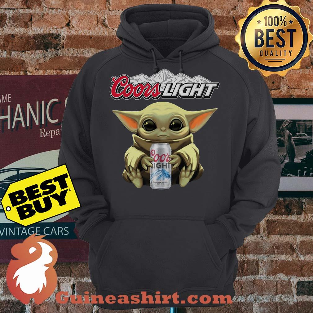 Coors Light Beer Baby Yoda hoodie sweater
