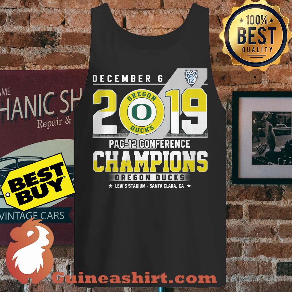 December 6 2019 Pac 12 Conference Champions Oregon Ducks tank top sweater
