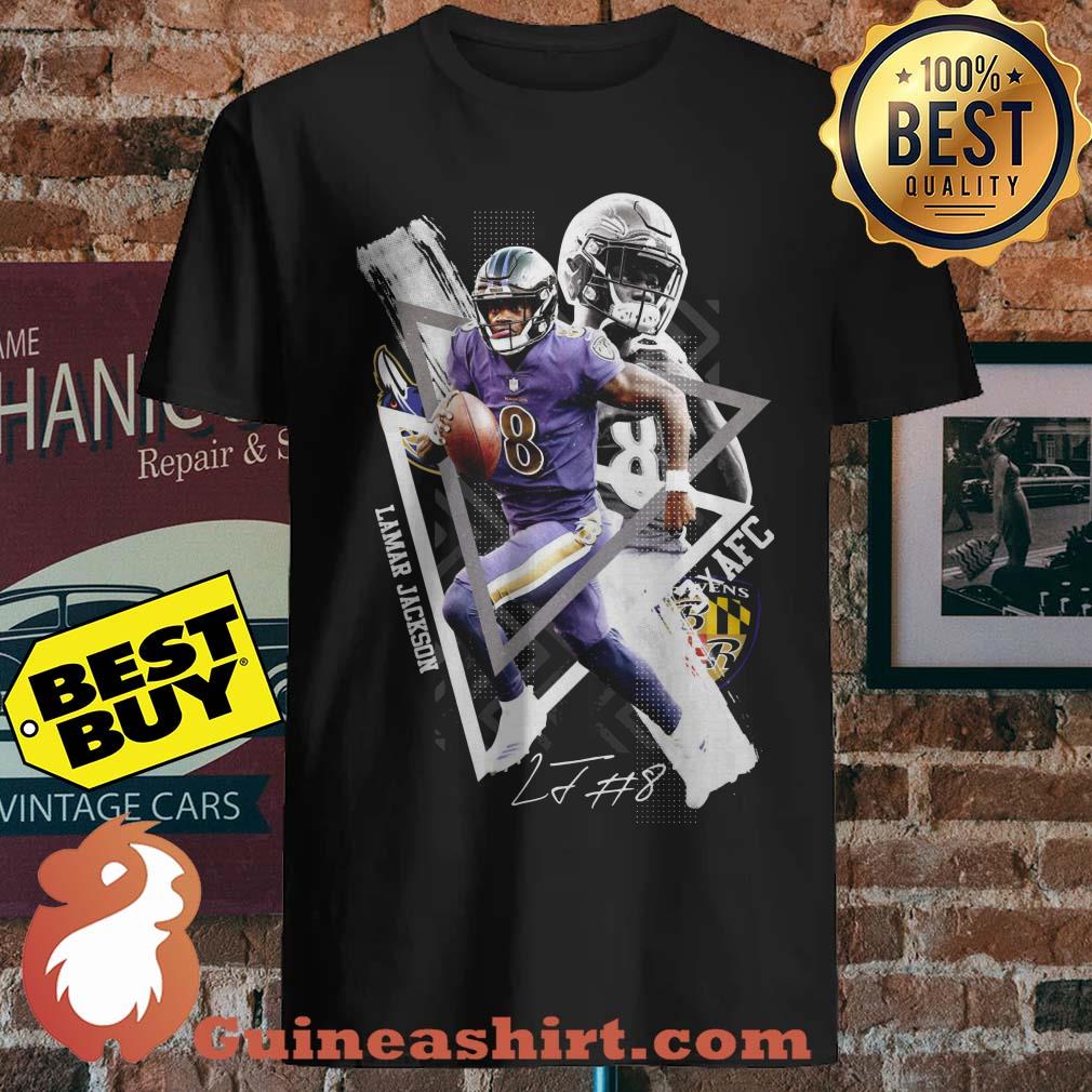Lamar Jackson 8 AFC Signature shirt