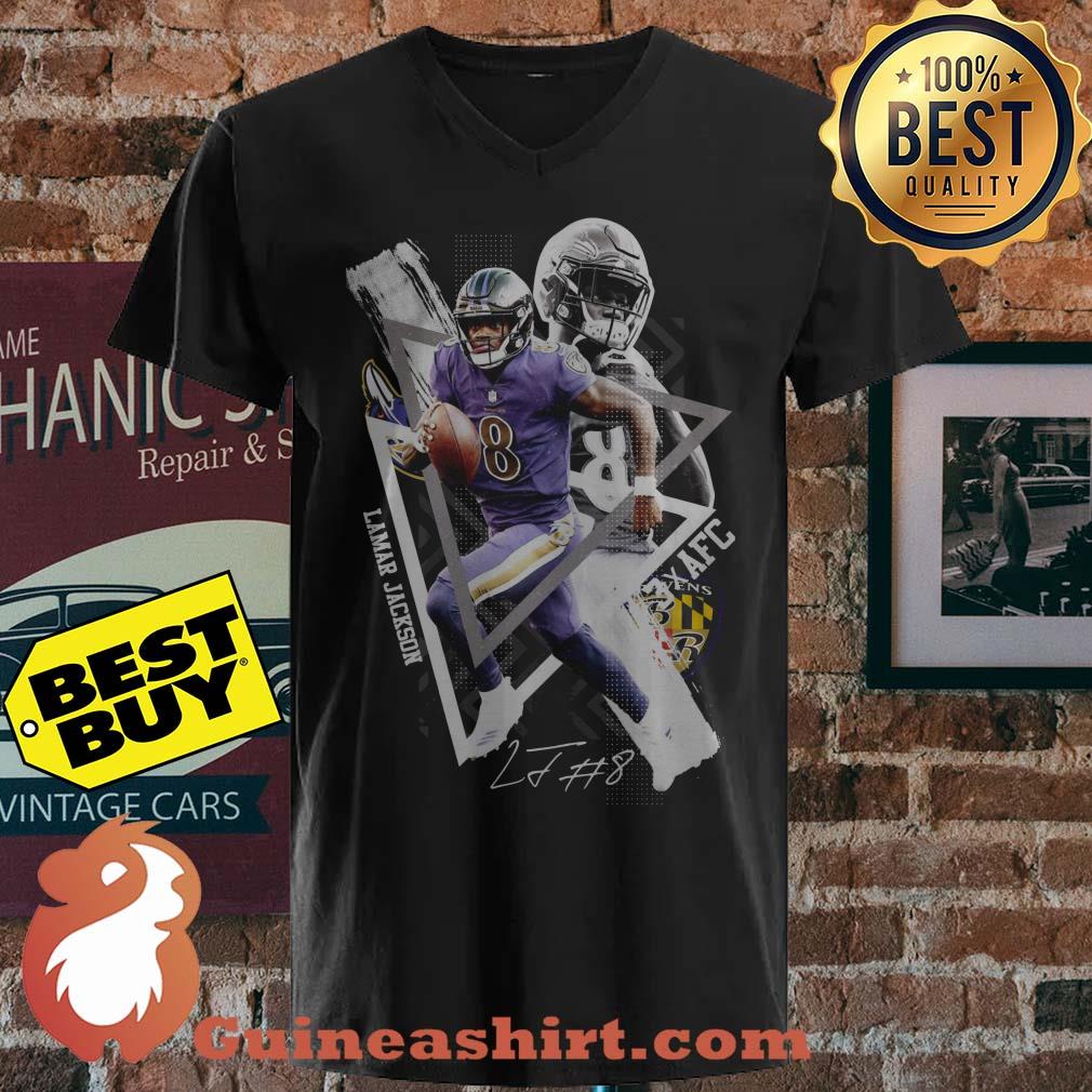 Lamar Jackson 8 AFC Signature v neck
