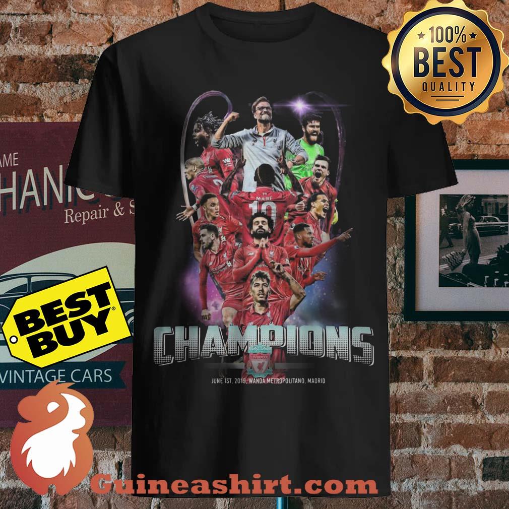 Liverpool FC Players Champions Cup 2019 shirt