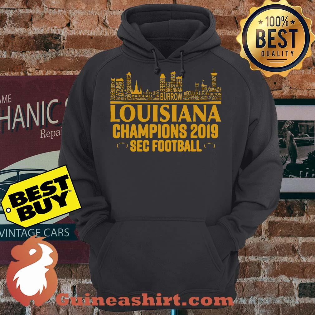 LSU Tigers Louisiana Champions 2019 Sec Football City hoodie sweater