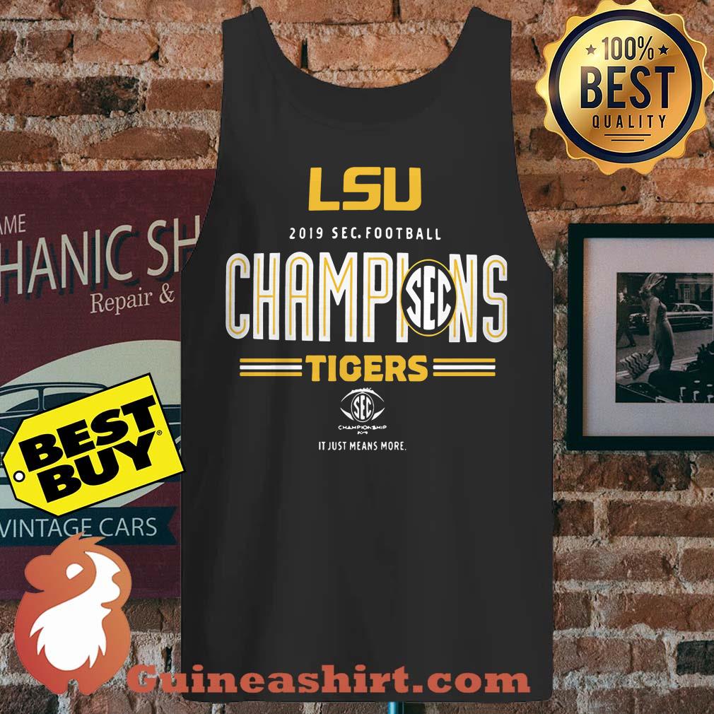 LSU Tigers Original Football Champions Locker Room Logo tank top sweater