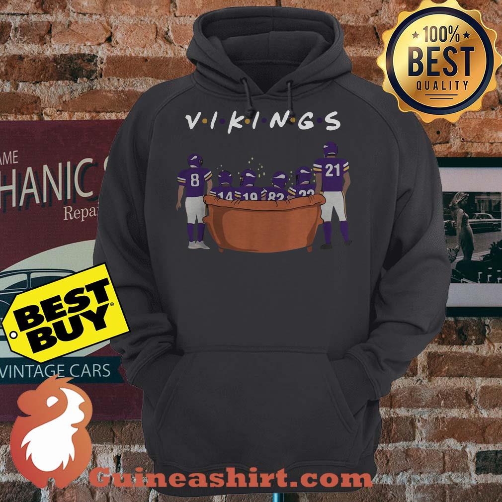 Minnesota Vikings Friends TV show sitting on the sofa Christmas hoodie