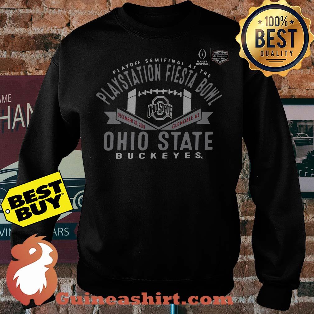 Ohio State Buckeyes Blue 84 College Football Playoff 2019 Fiesta Bowl Bound Placard Long Sleeve sweatshirt sweater