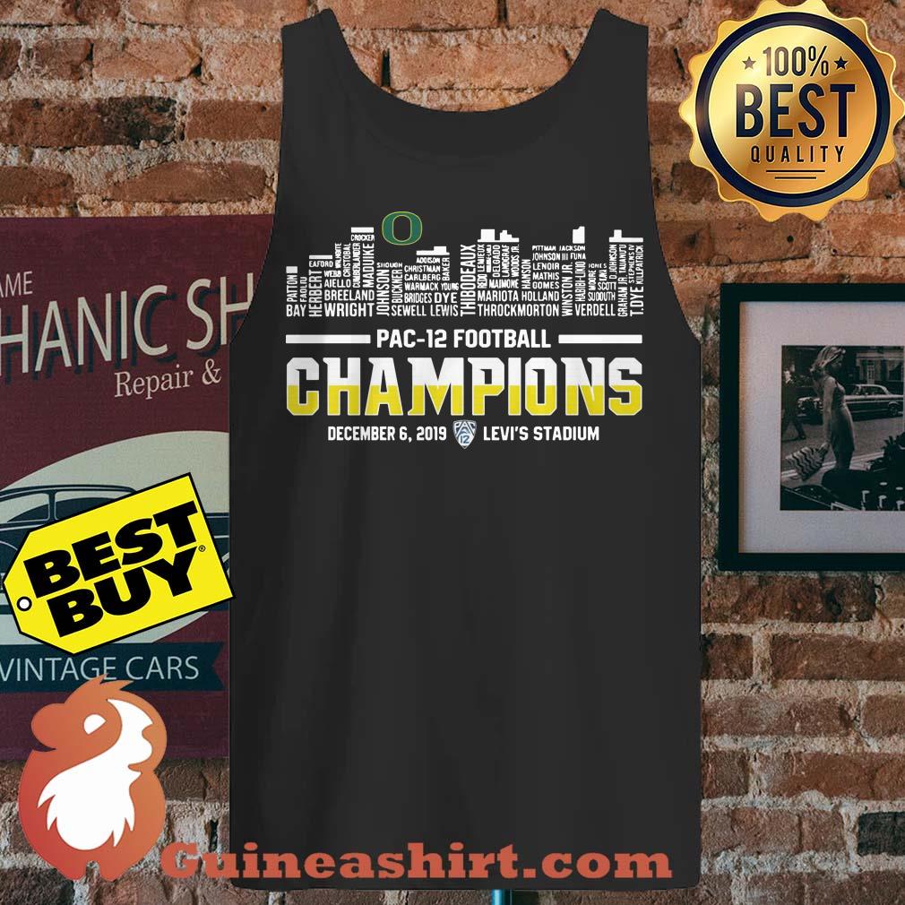 Oregon Ducks Logo Pac-12 Football Champions tank top sweater