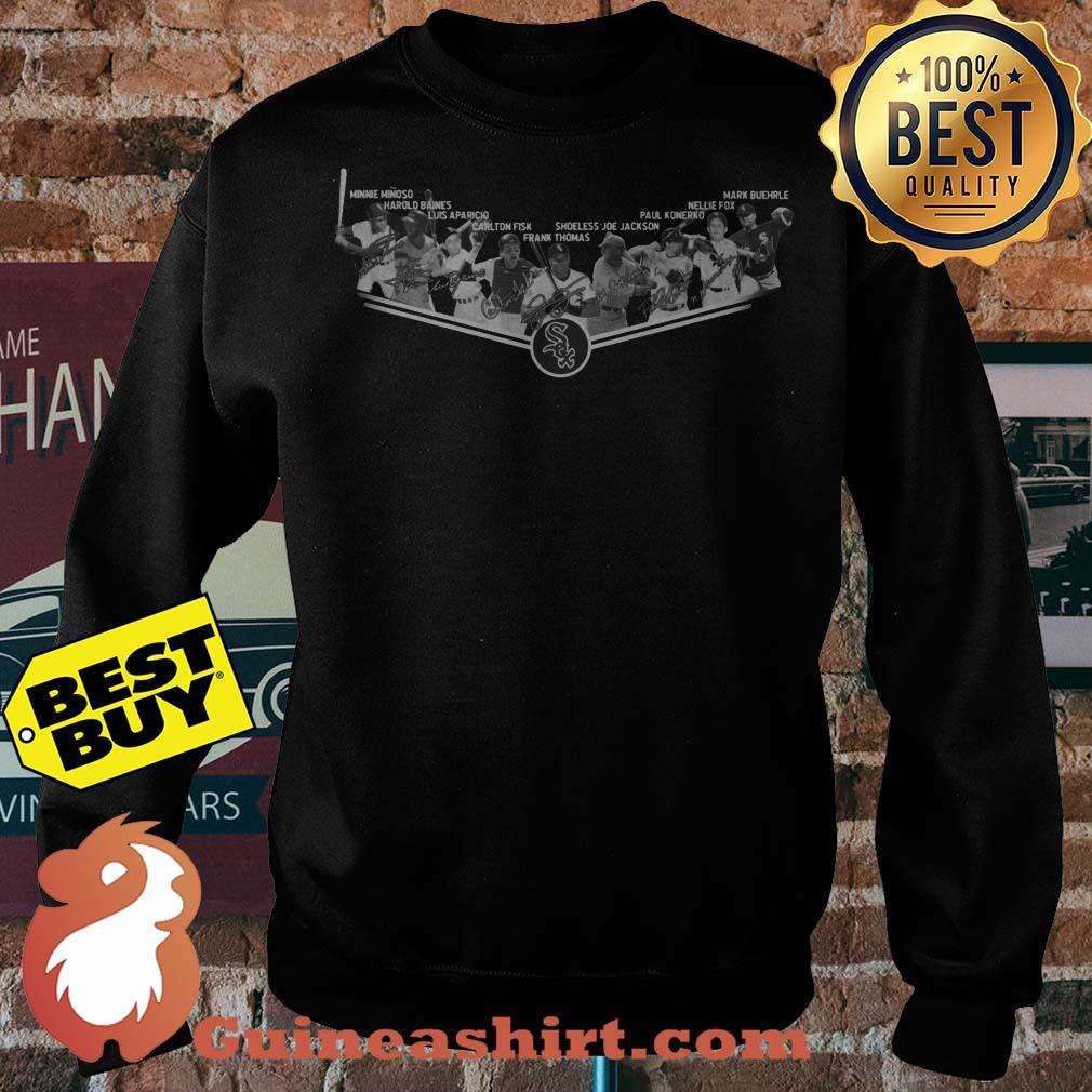 Chicago White Sox Jersey Players Baseball Logo Signatures sweatshirt
