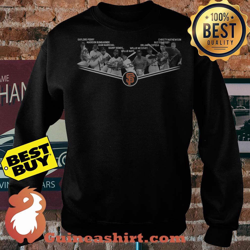 San Francisco Giants Baseball Players Signatures sweatshirt