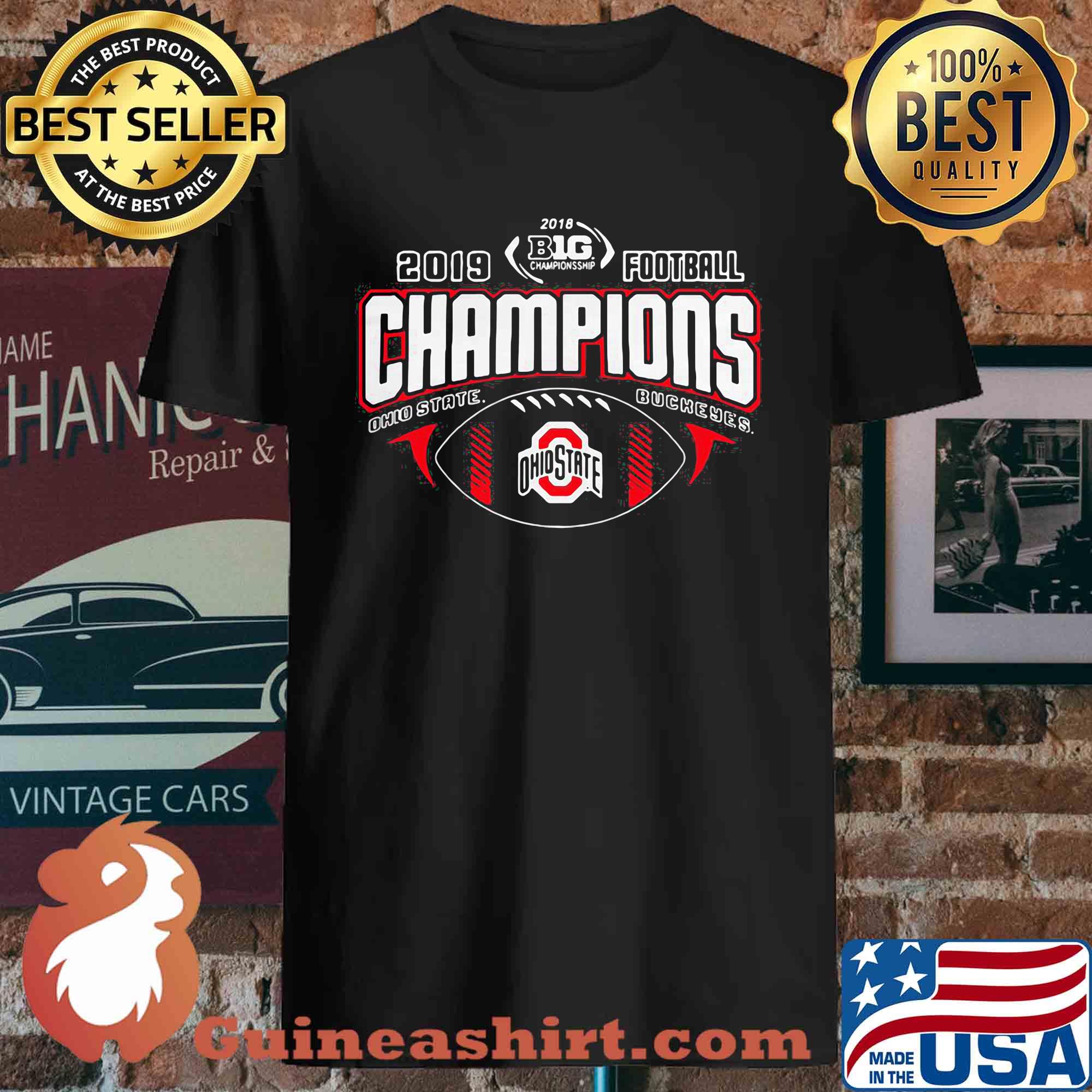 2019 Football Champions Ohio State Buckeyes Logo s Unisex