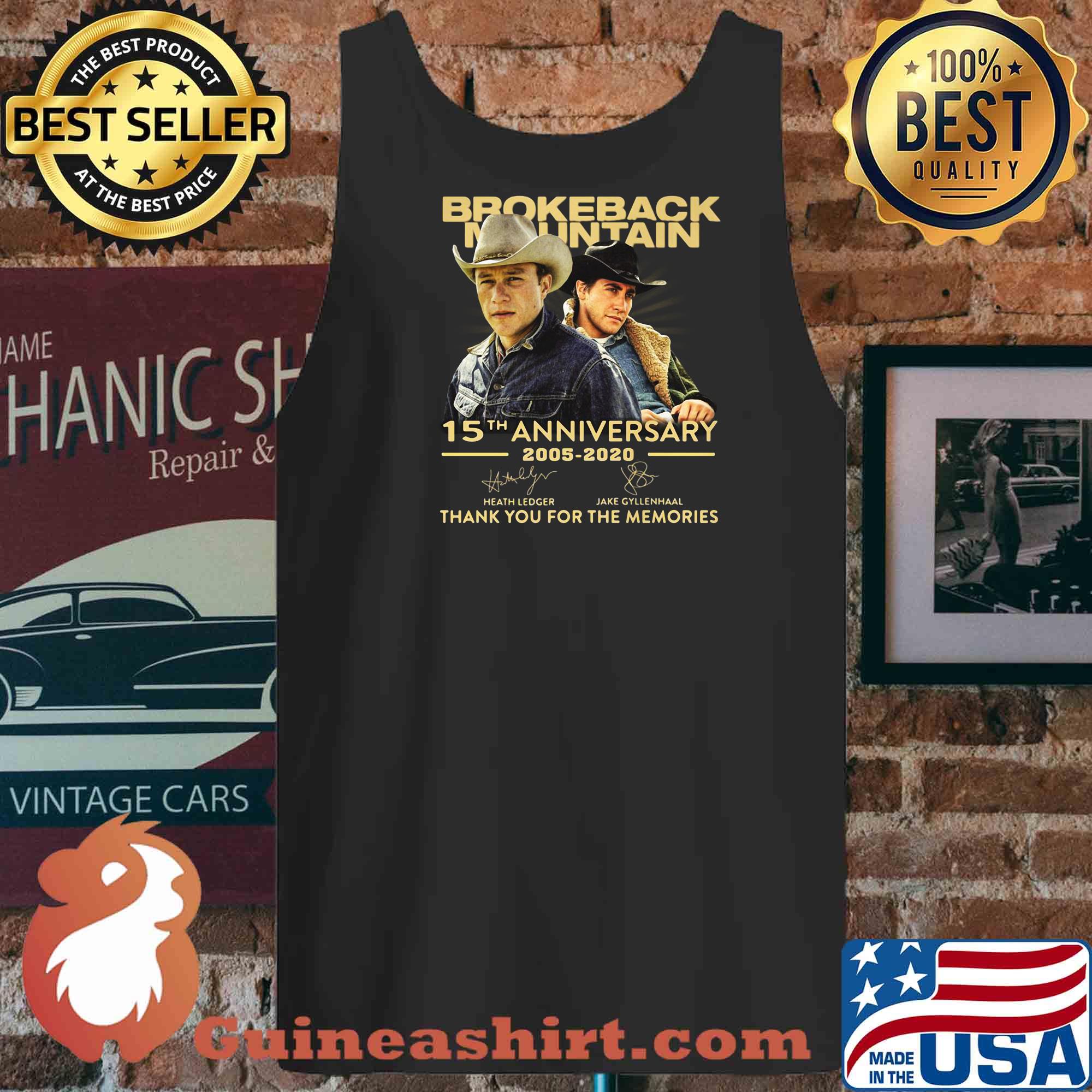 Brokeback mountain 15th anniversary 2005-2020 signatures thank you for the memories s 6