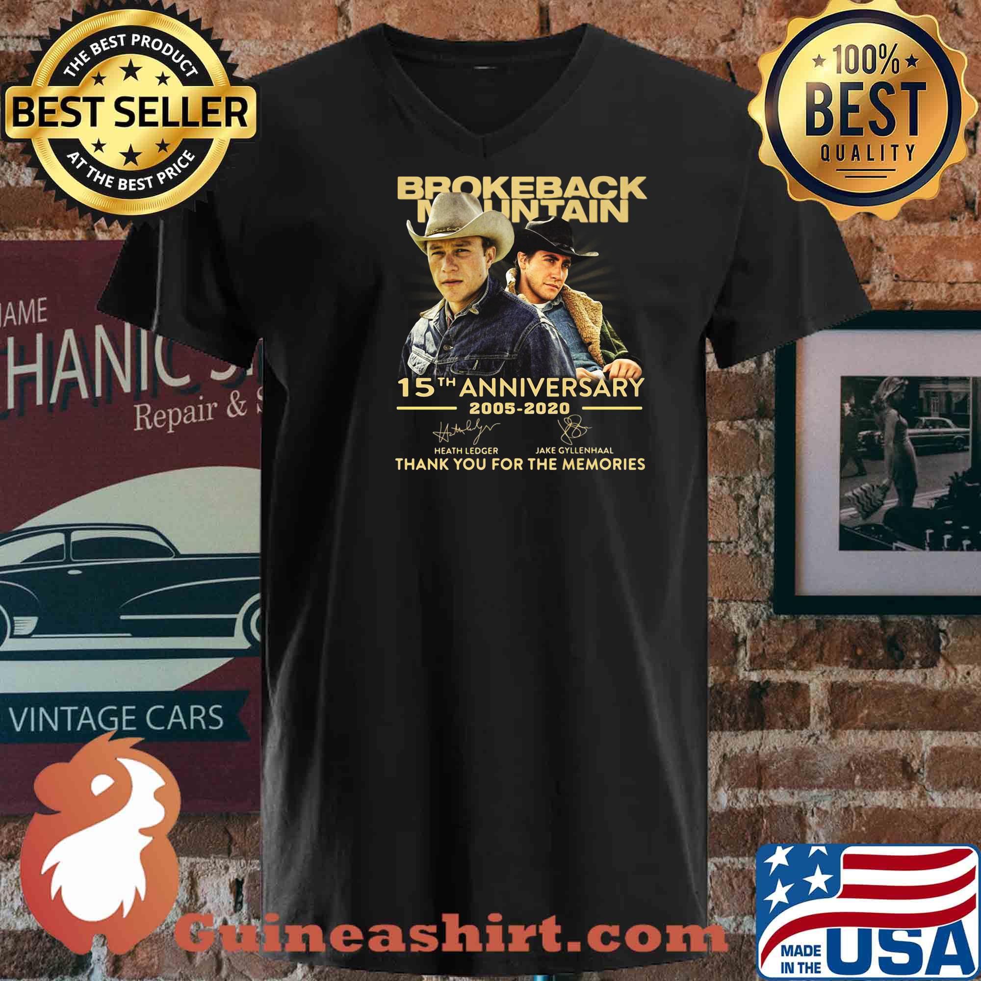 Brokeback mountain 15th anniversary 2005-2020 signatures thank you for the memories s 7