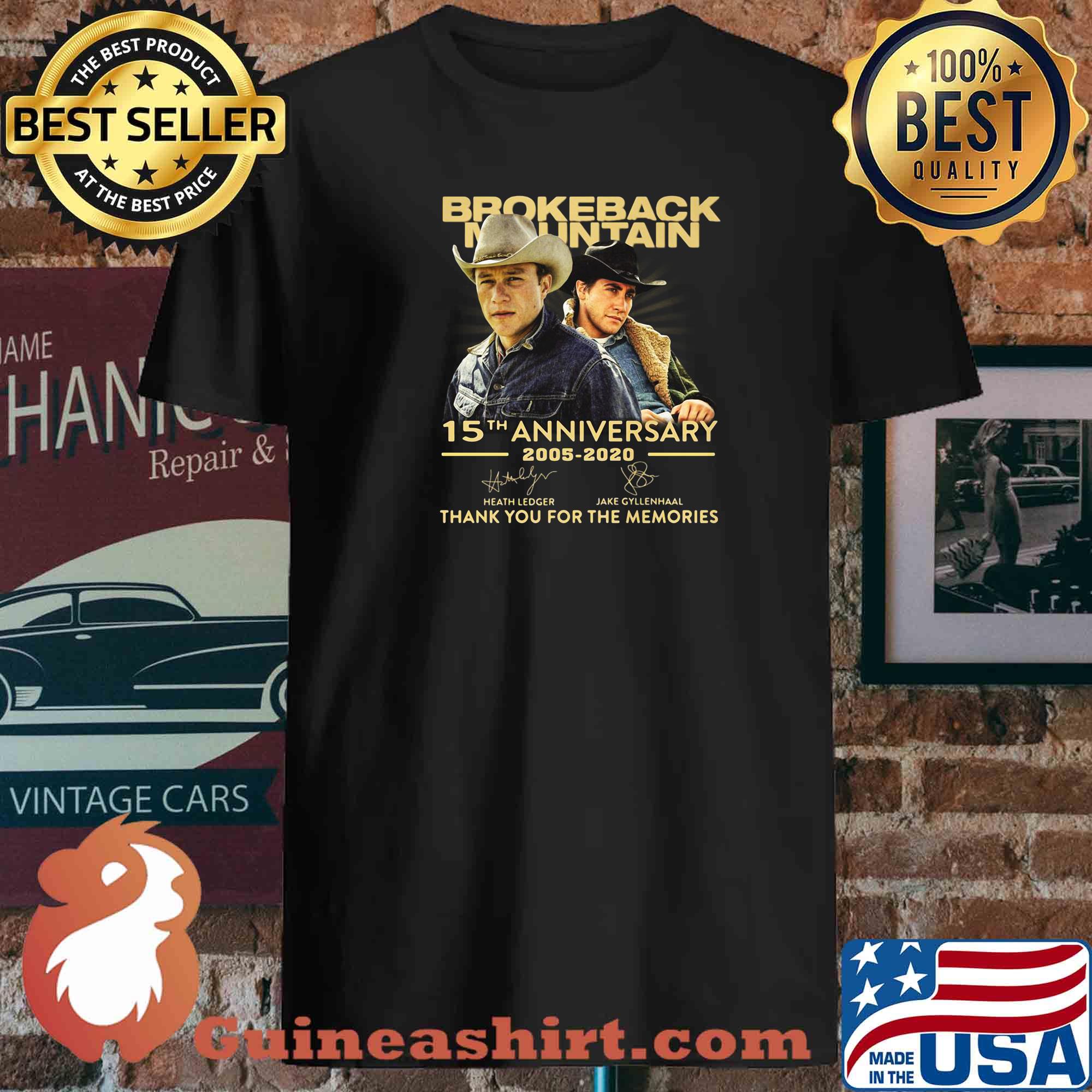 Brokeback mountain 15th anniversary 2005-2020 signatures thank you for the memories s 8