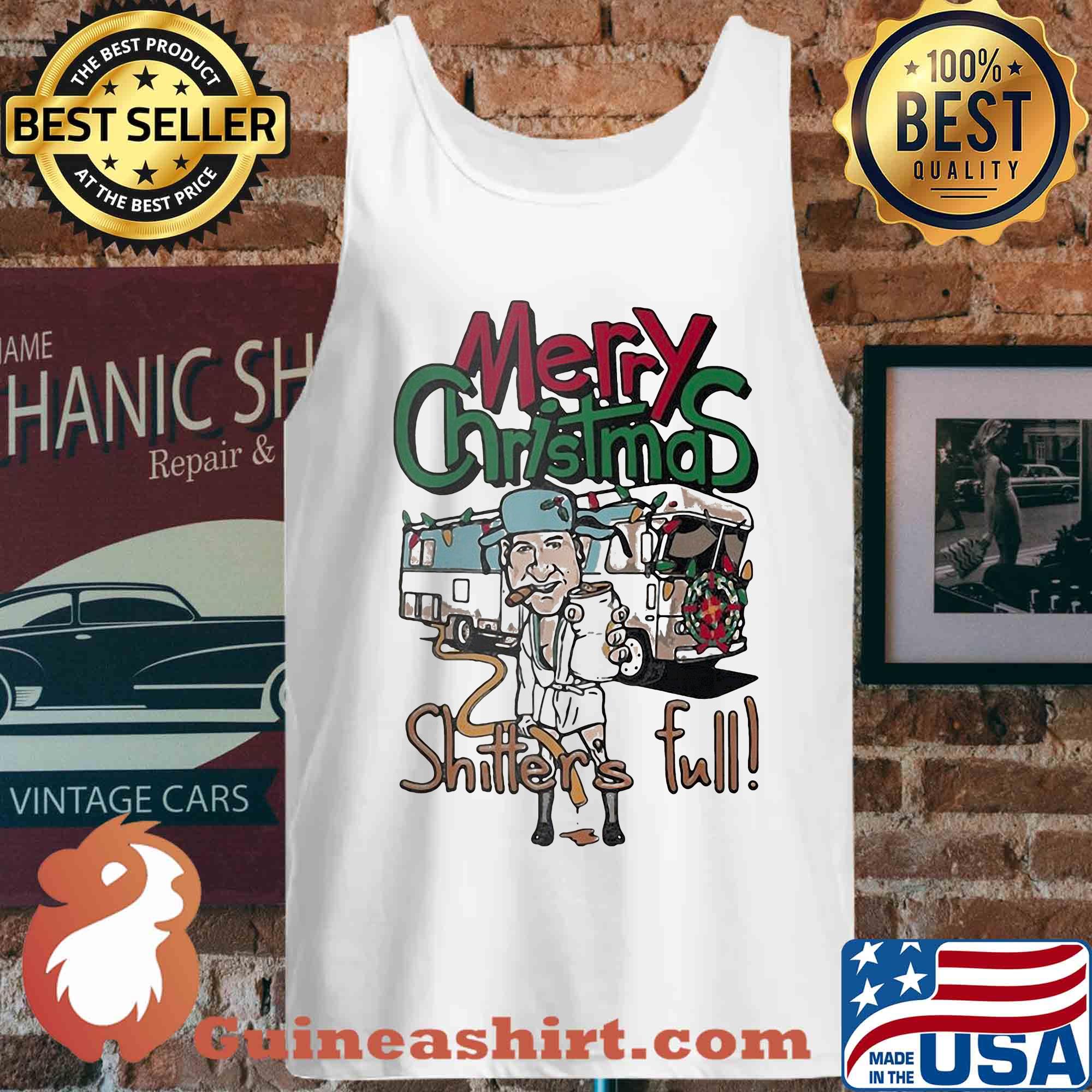 Cousin Eddie Merry Christmas Shitter's Full Bus s Tank top