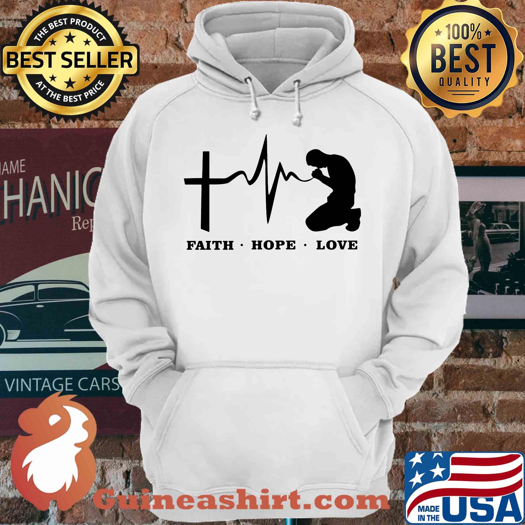 Faith hope love Jesus Covid-19 shirt