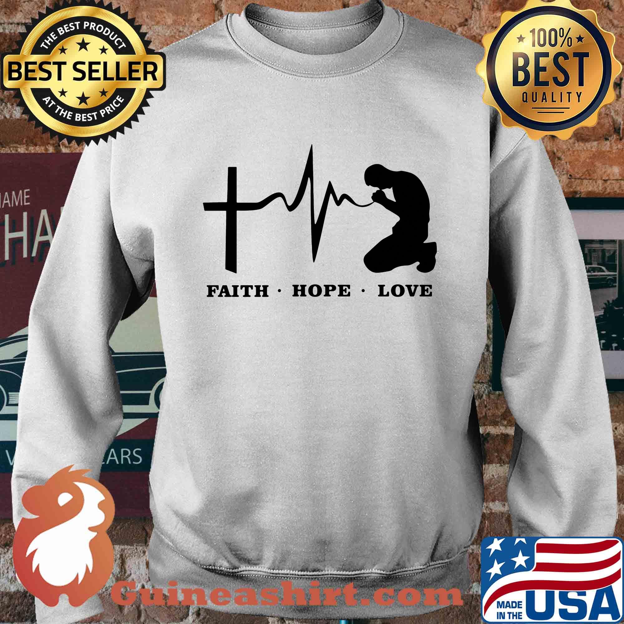 Faith hope love Jesus Covid-19 s Sweater