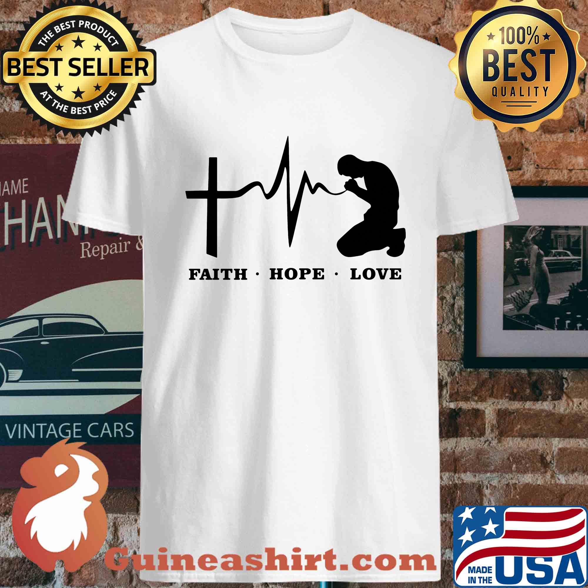 Faith hope love Jesus Covid-19 s Unisex