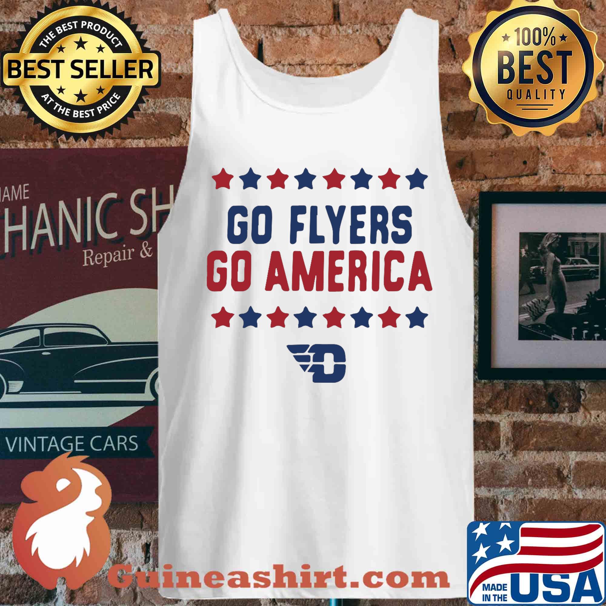 Go Flyers Go America Dayton Flyers Logo s Tank top