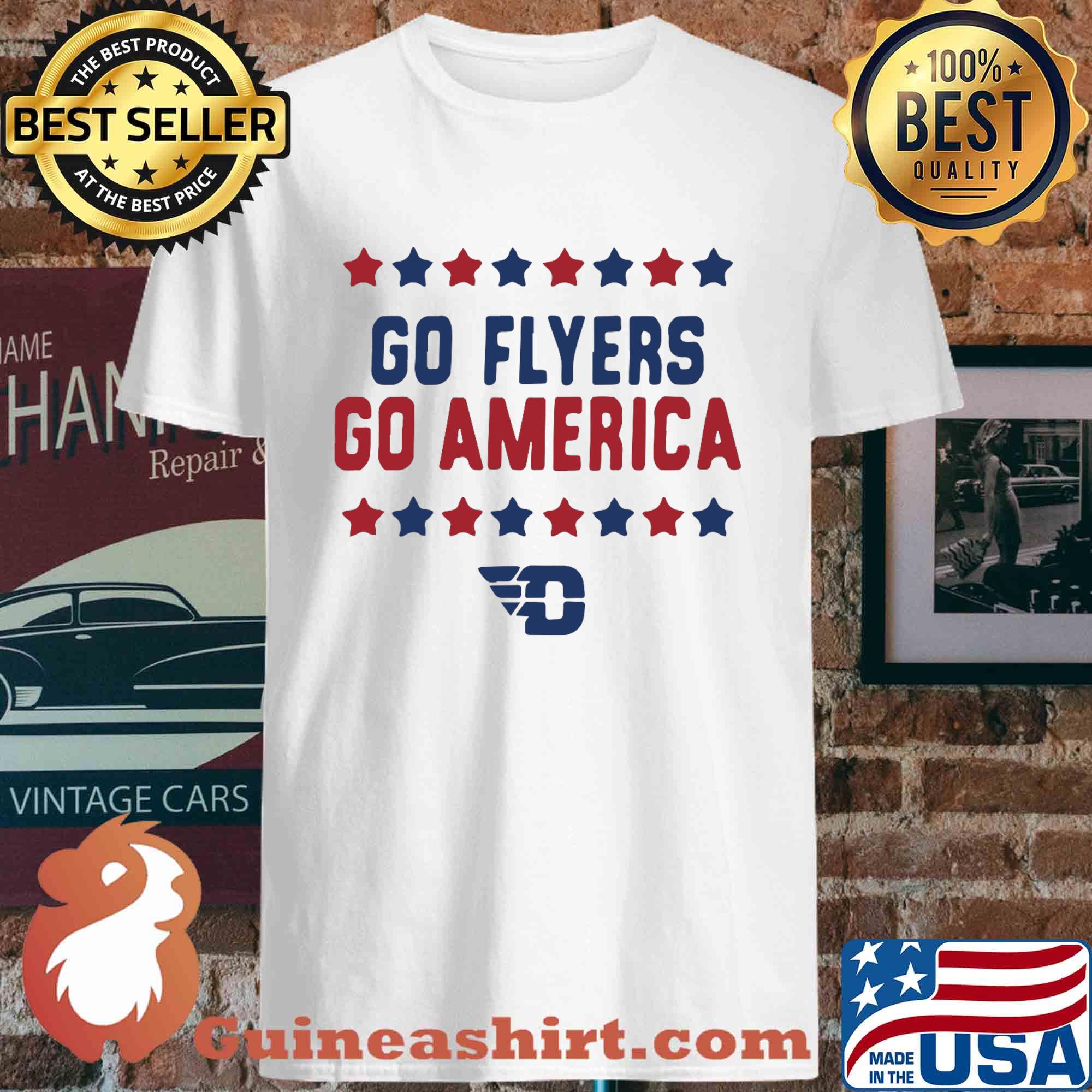 Go Flyers Go America Dayton Flyers Logo s Unisex