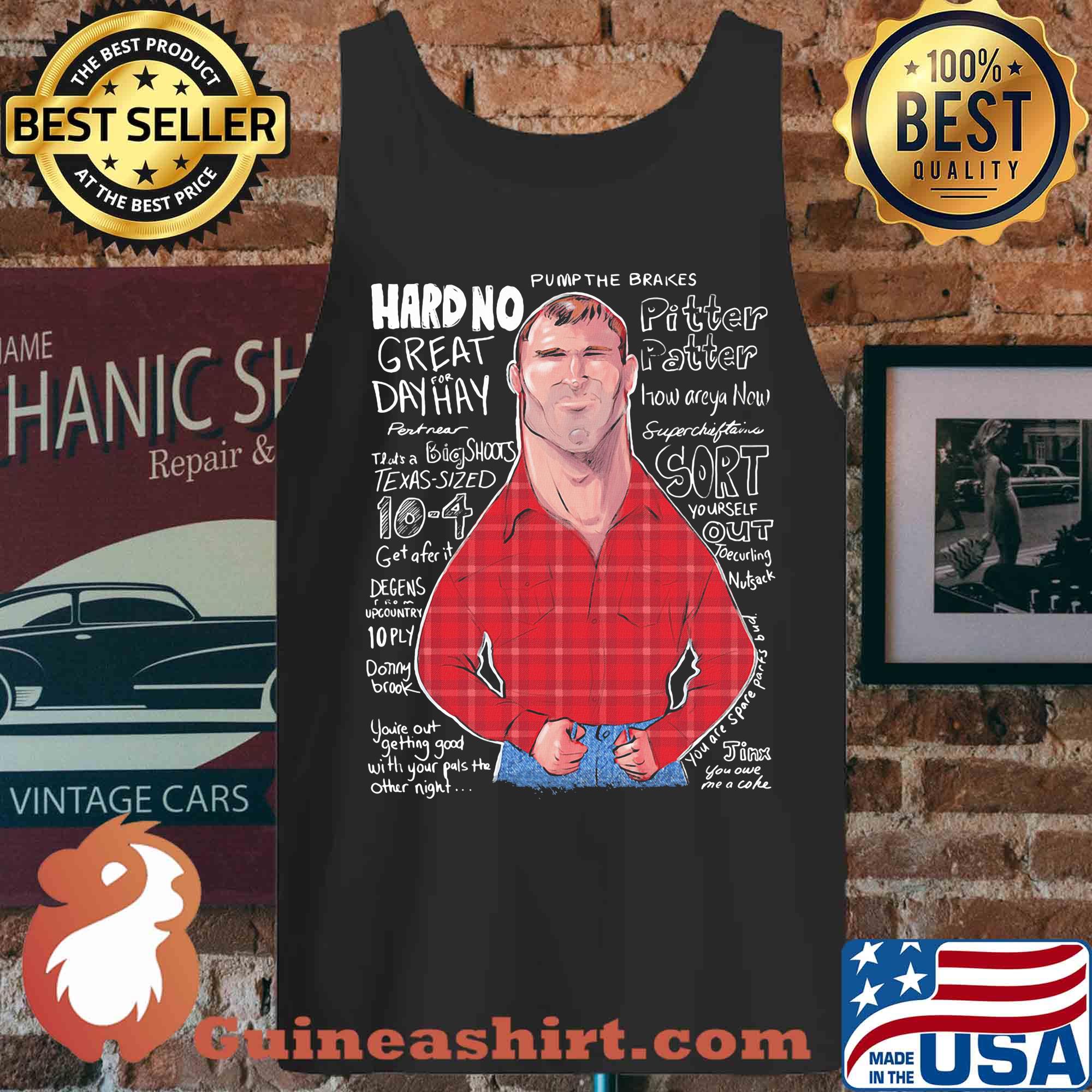 Hard no pump the brakes great day hay s Tank top