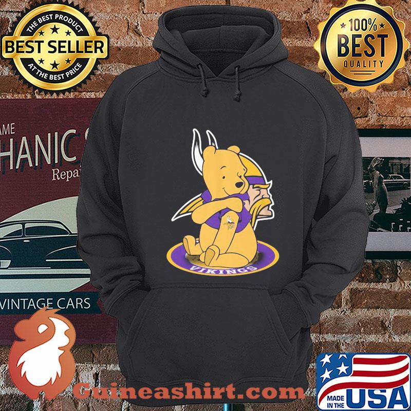 Pooh tattoos minnesota vikings logo shirt