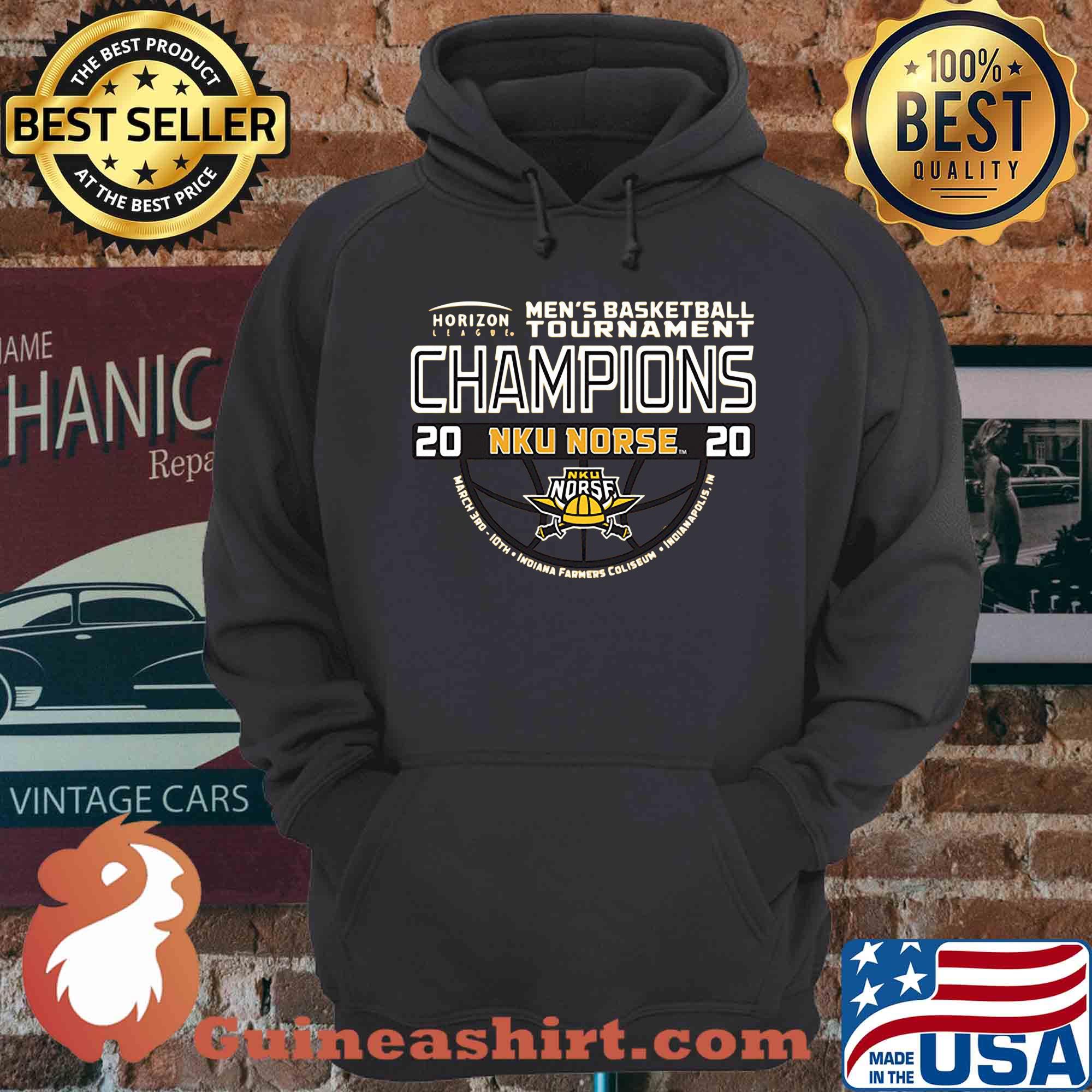 Northern Kentucky Norse Gold Horizon League Tournament Champions 2020 shirt