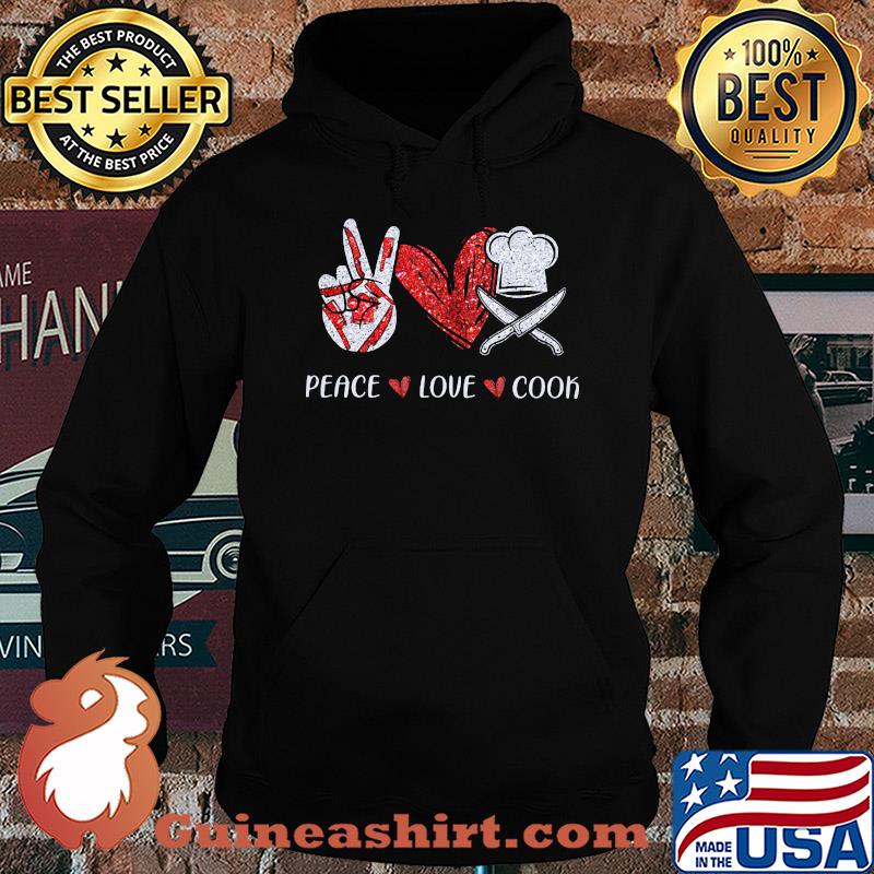 Official Peace love Cook shirt