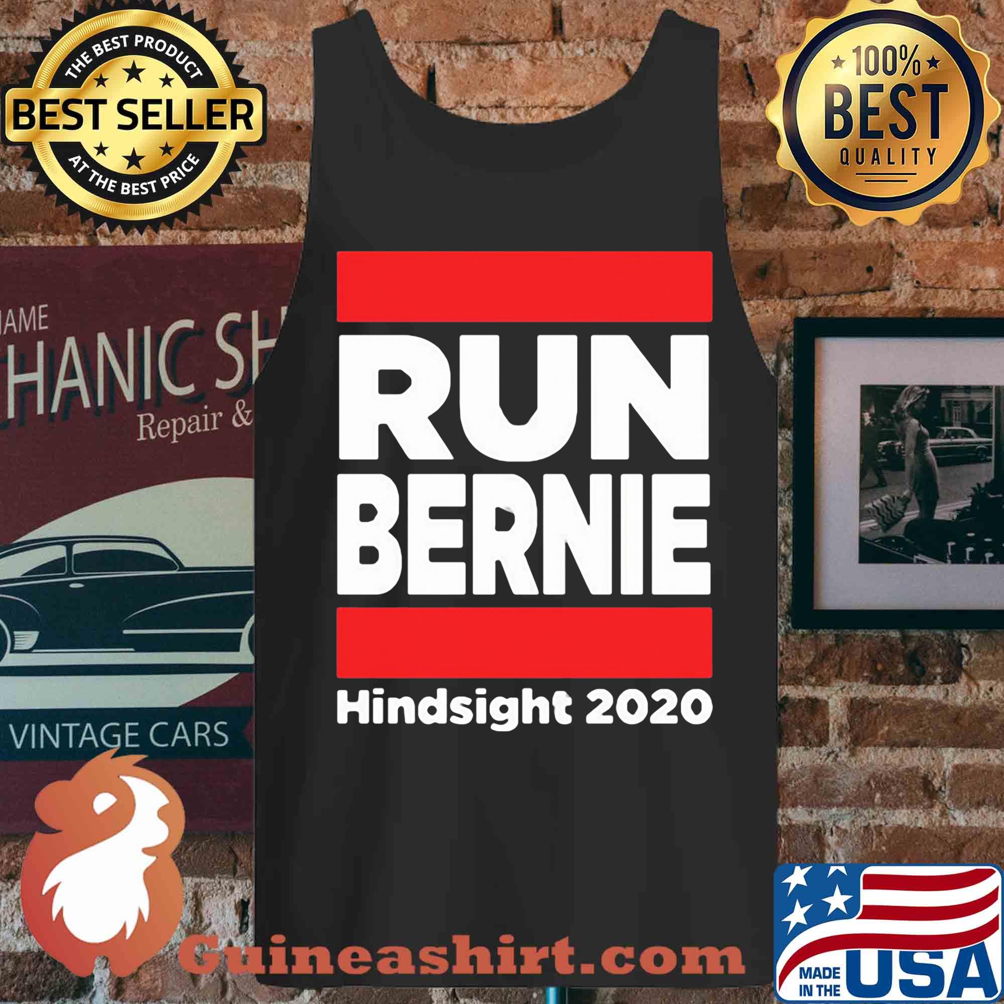 Official Run Bernie hindsight 2020 s Tank top