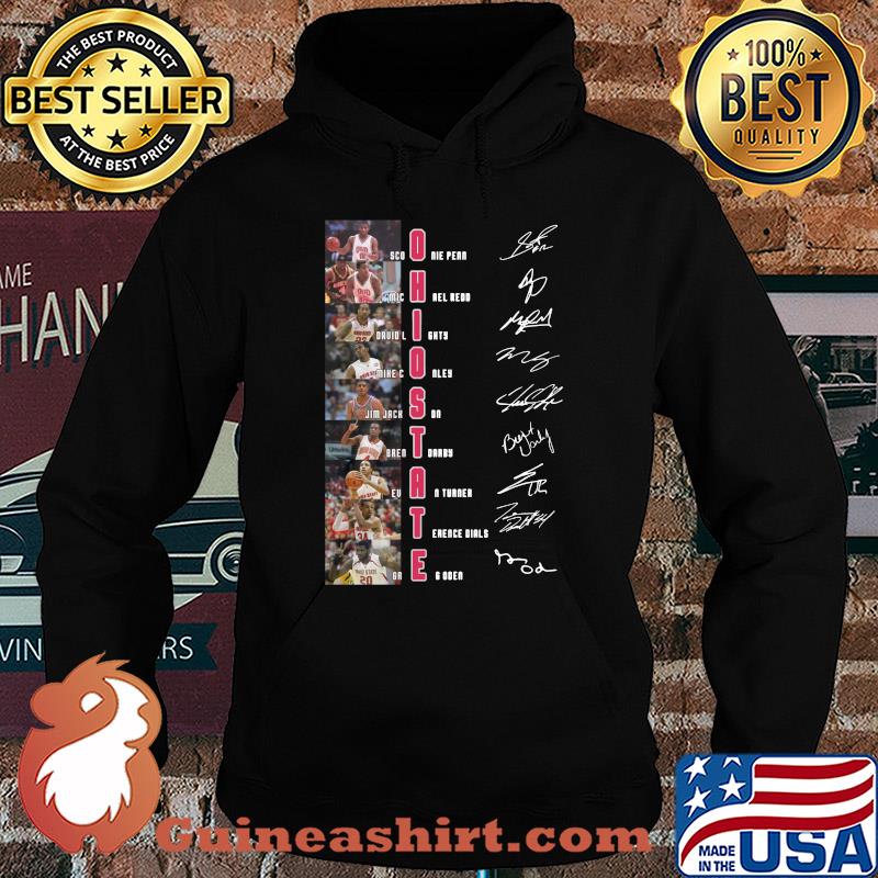 Ohio State Buckeyes all team players signatures shirt