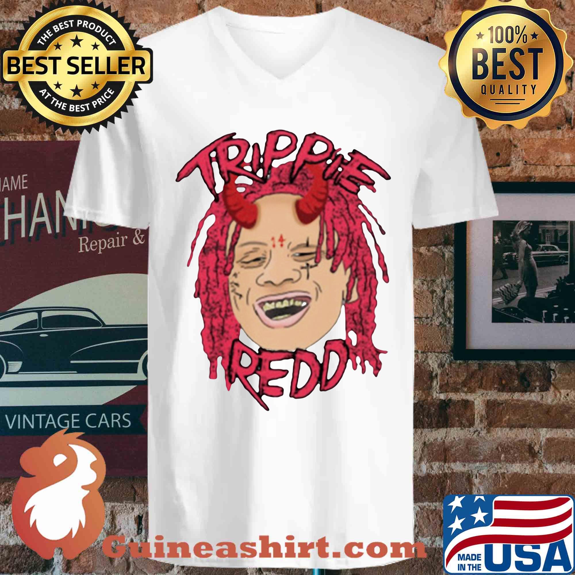 Original Trippie Redd Shirt V-neck