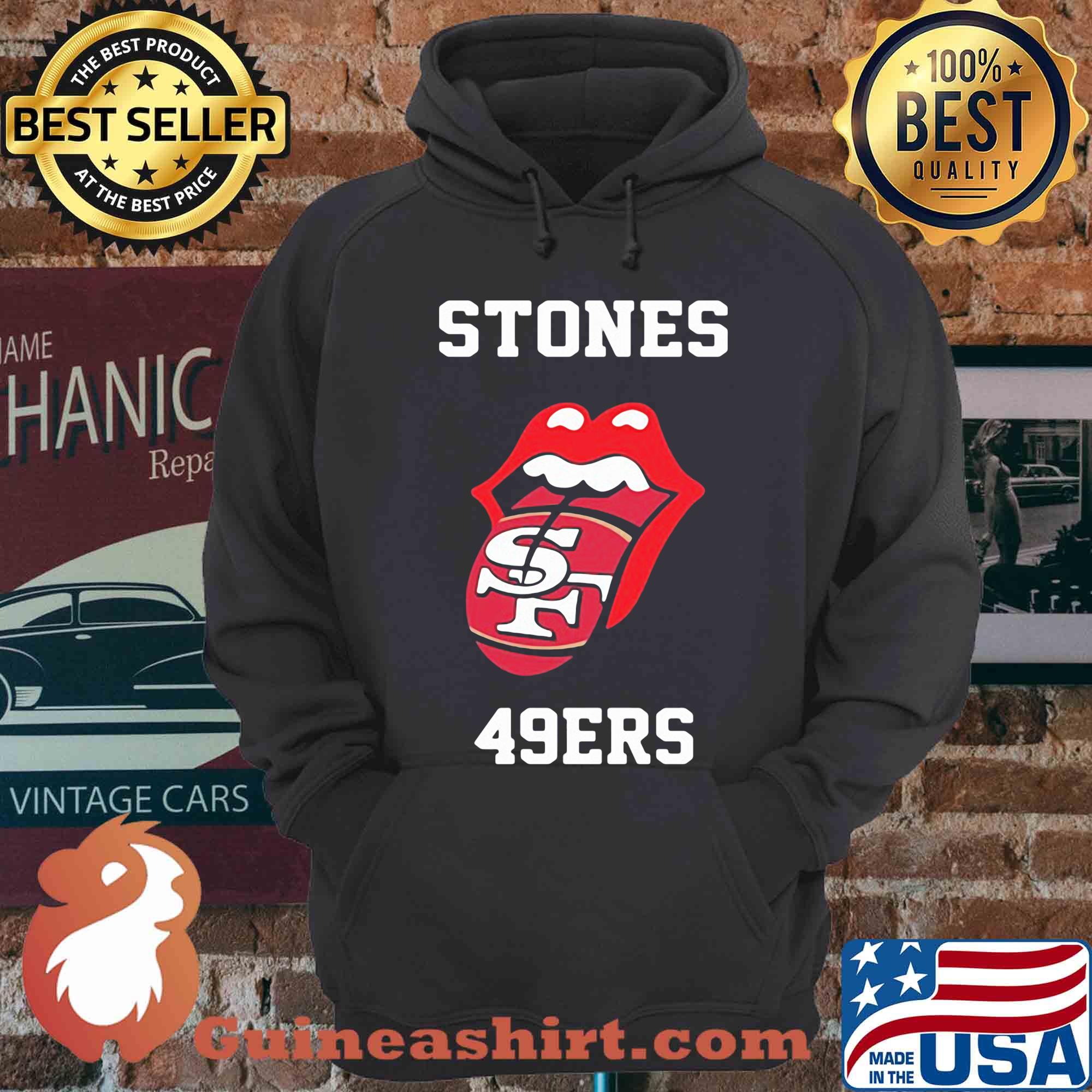 Rolling Stones San Francisco 49ers shirt