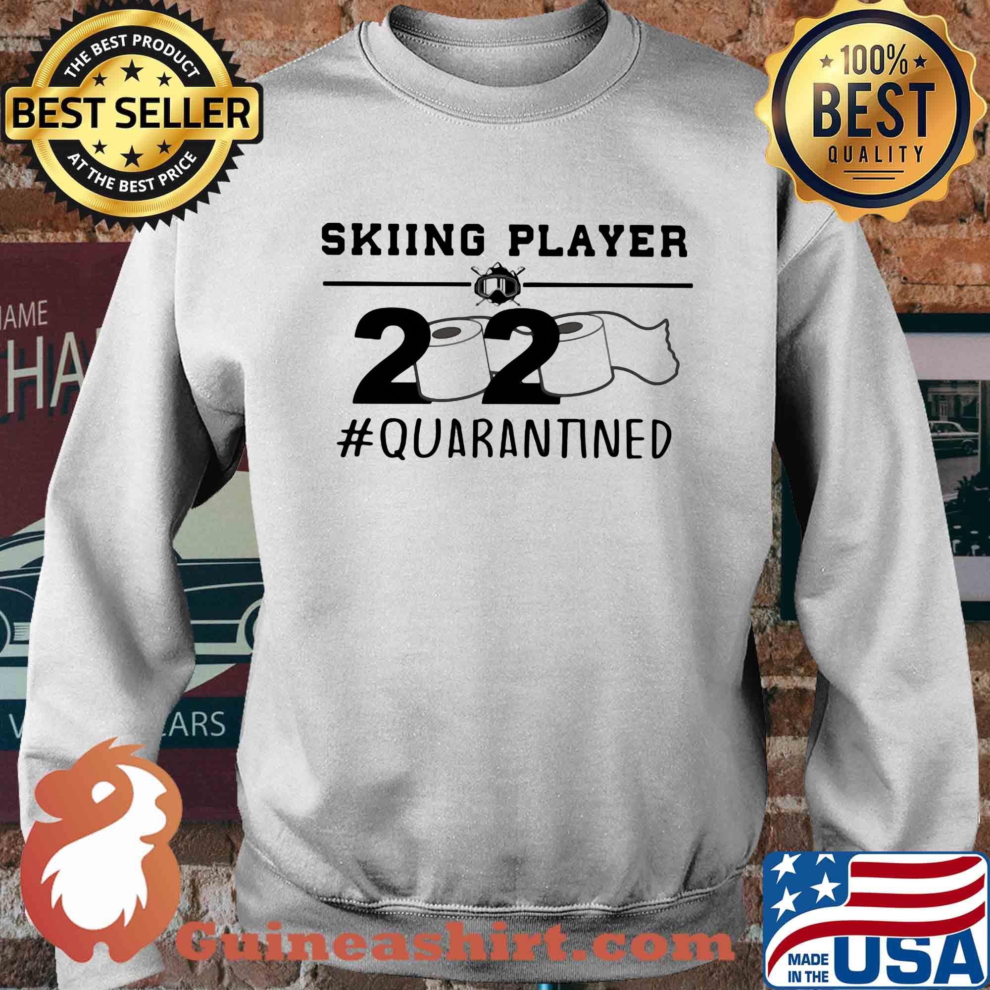 Skiing player 2020 Quarantined toilet payper s Sweater
