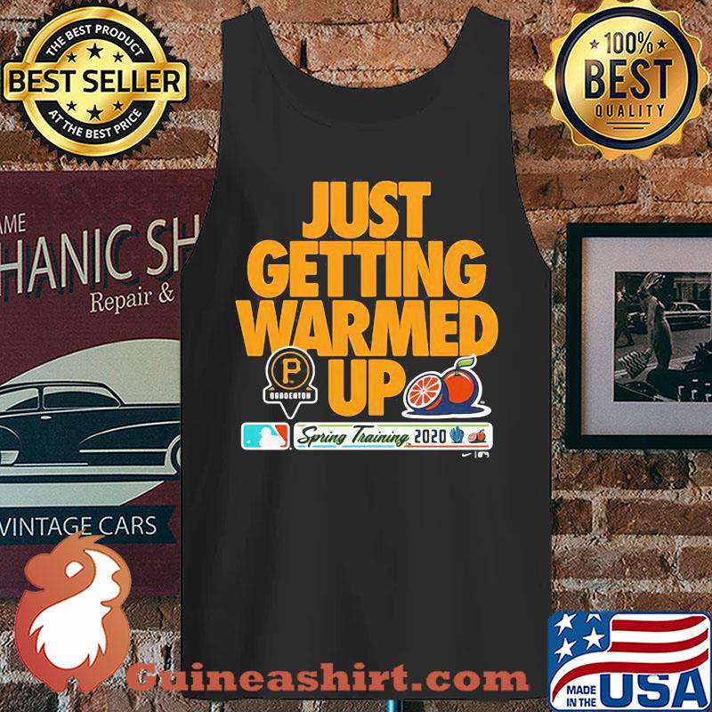 Youth Pittsburgh Pirates Nike Black 2020 Spring Training Just Getting Warmed Up Shirt Tank top