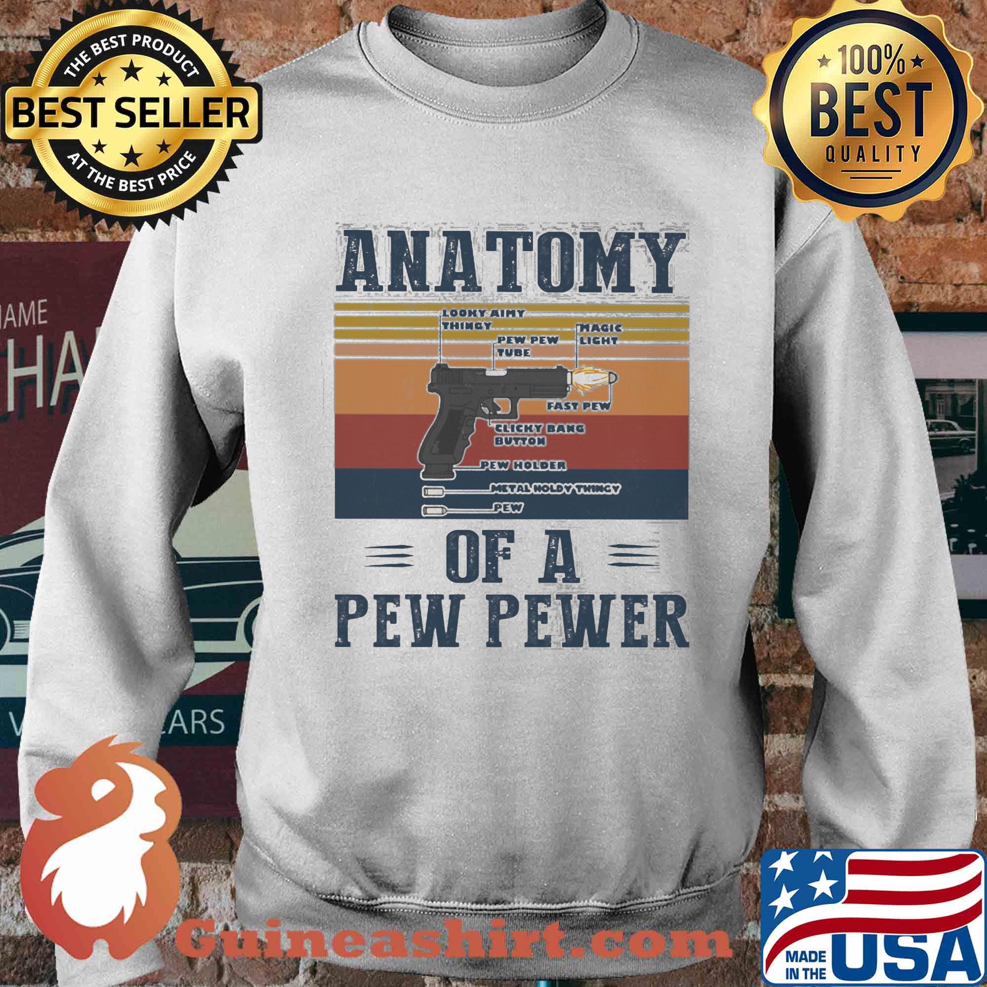 Anatomy of a pew pewer vintage s Sweater