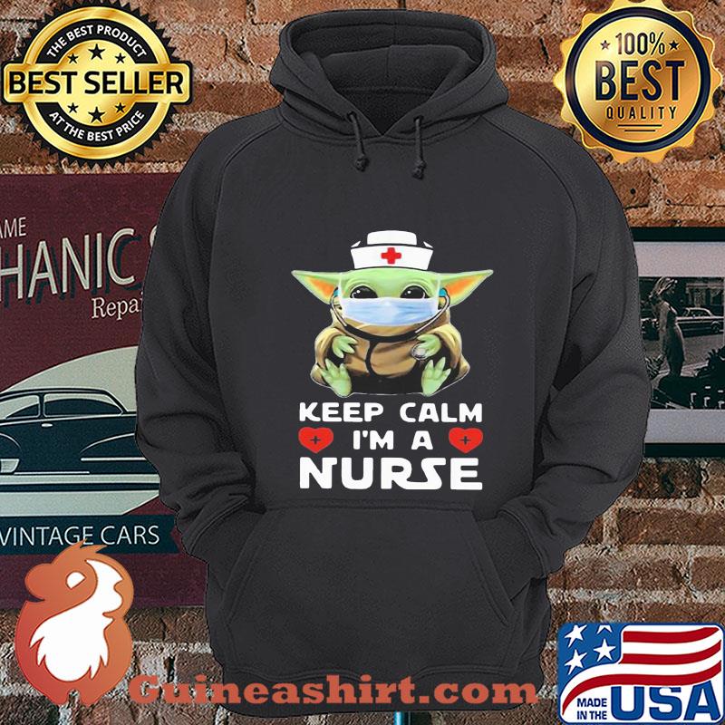 Baby Yoda Doctor Keep Calm I’m A Nurse Covid-19 Mask shirt