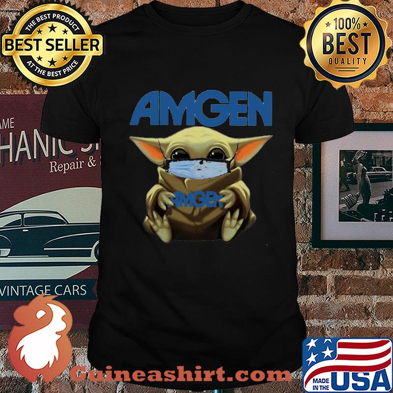 Baby Yoda hug Amgen Mask shirt
