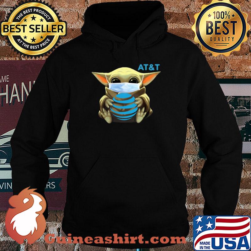 Baby yoda hug at&t covid-19 s Hoodie