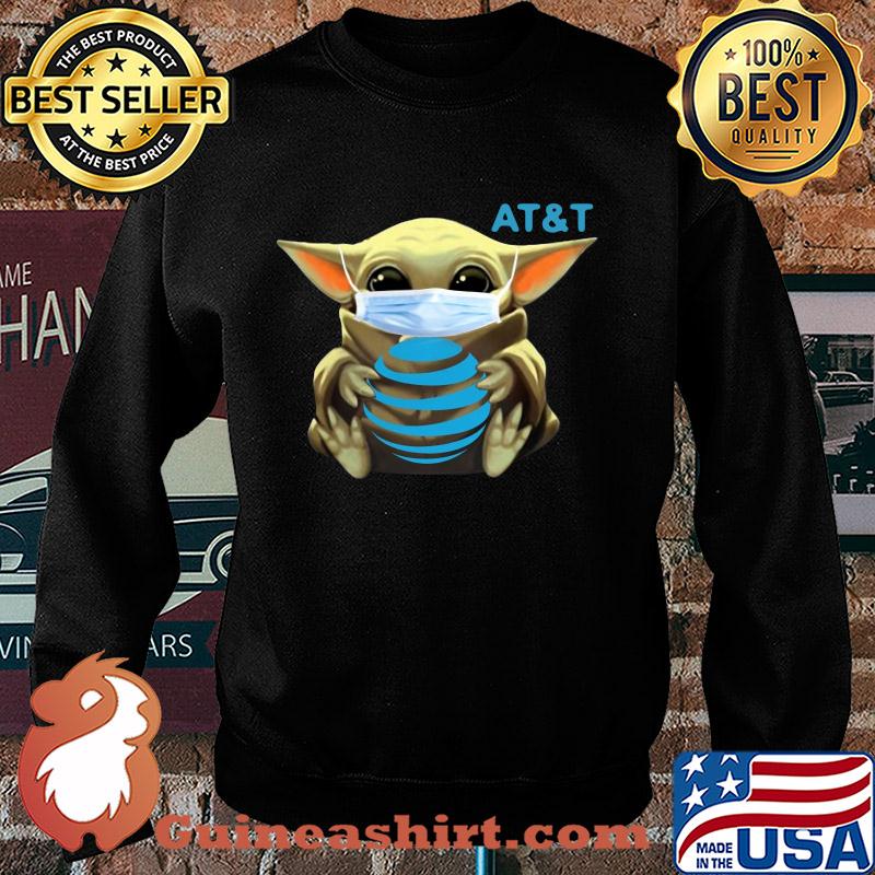 Baby yoda hug at&t covid-19 s Sweater